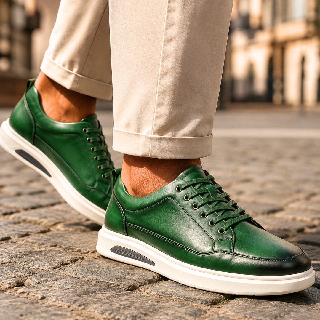 Salvatore Genuine Leather Sneakers