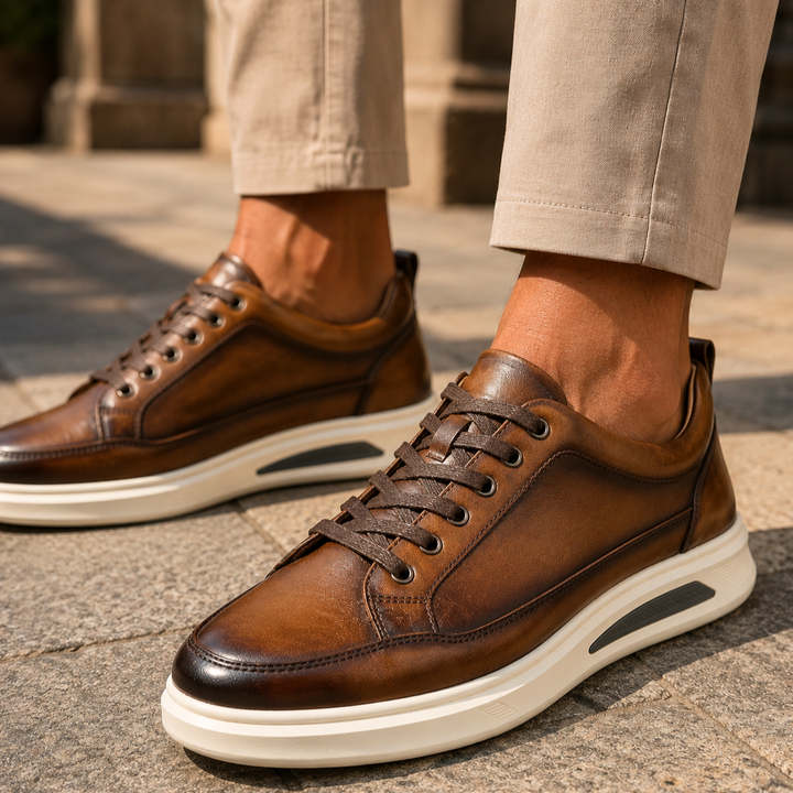 Salvatore Genuine Leather Sneakers