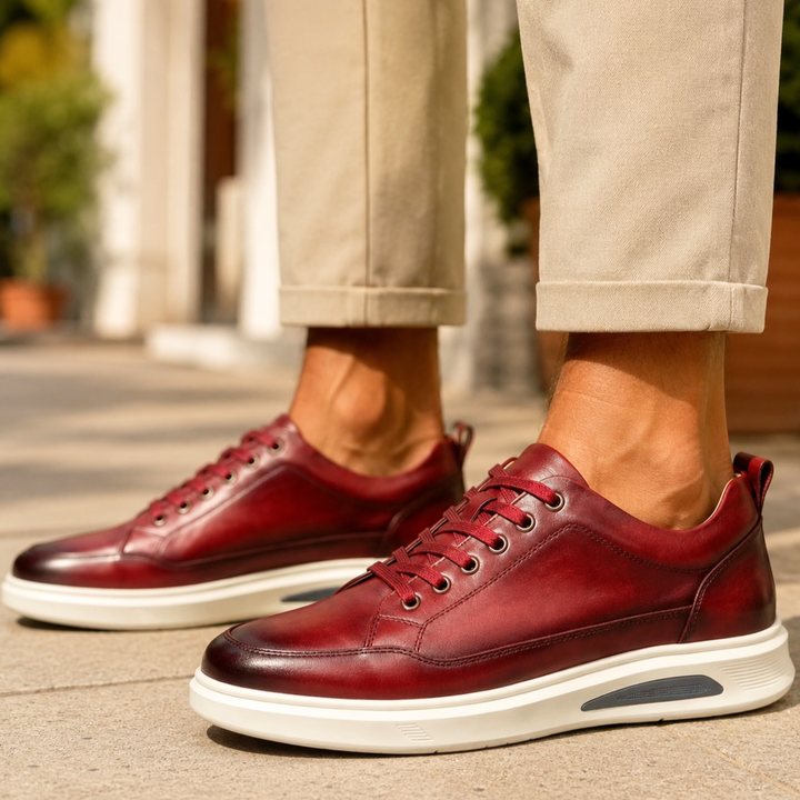 Salvatore Genuine Leather Sneakers