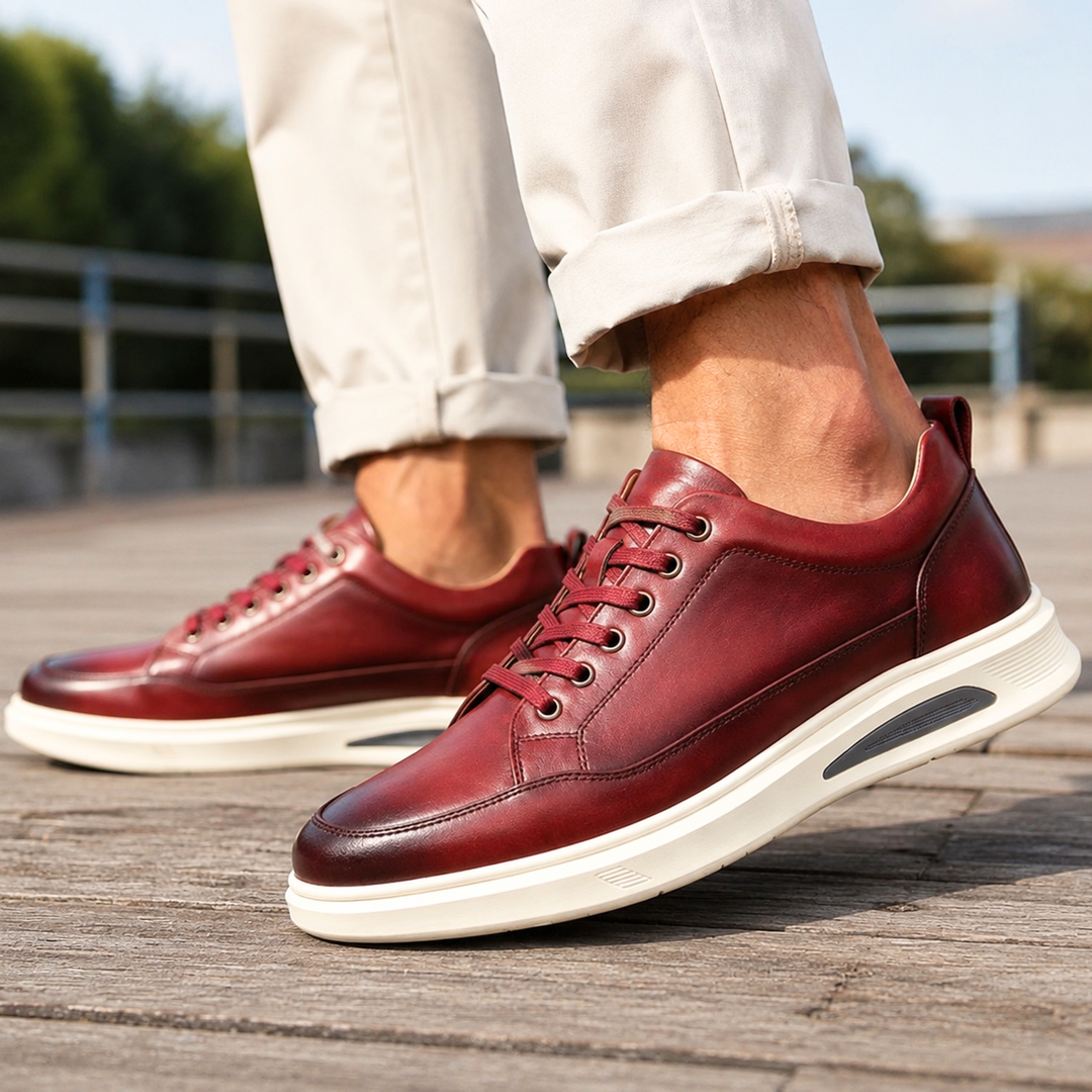 Salvatore Genuine Leather Sneakers