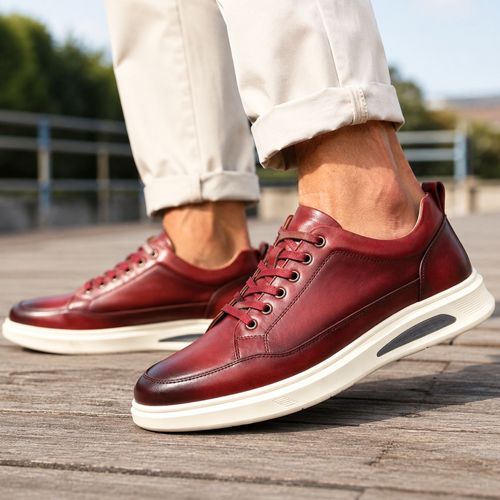 Salvatore Genuine Leather Sneakers