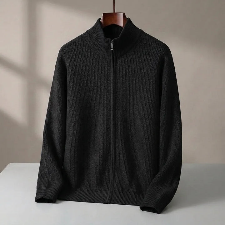 Heritage Knit Zip Cardigan