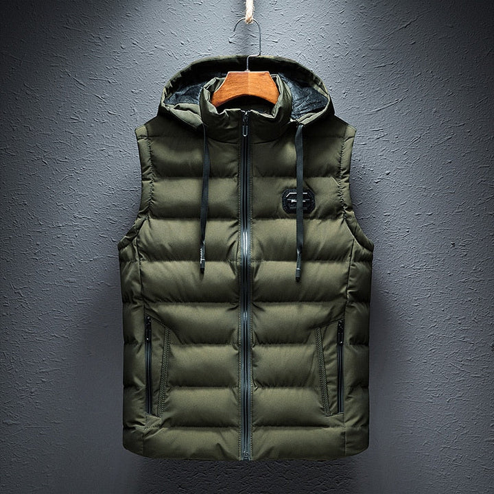 Donnelly Thermal Vest in Blue detail