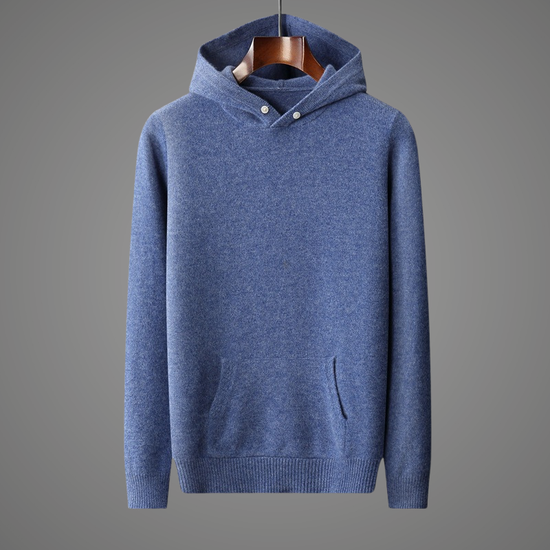 Alistair Merino Wool Hoodie back view