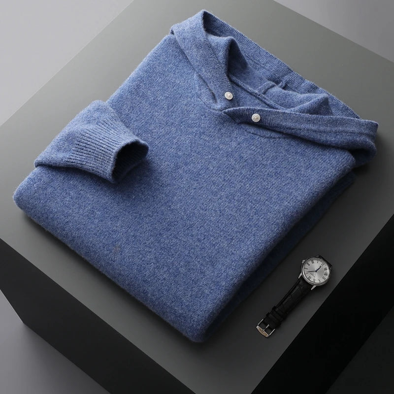 Alistair Merino Wool Hoodie styling