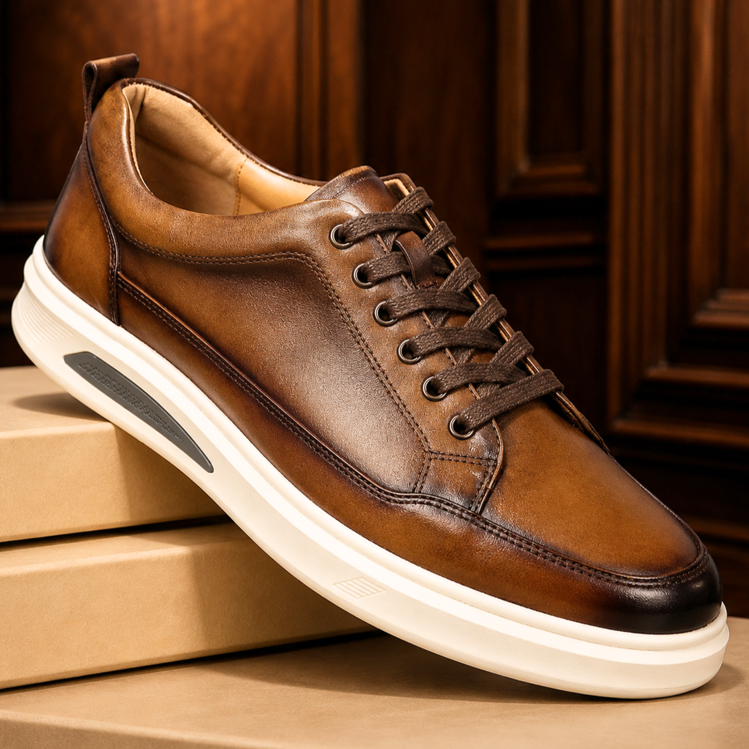 Salvatore Genuine Leather Sneakers