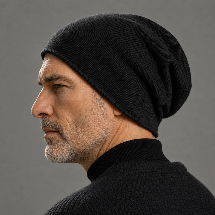Nomad Cashmere Beanie - Black