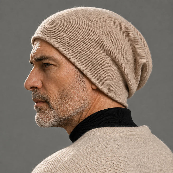 Nomad Cashmere Beanie - Brown