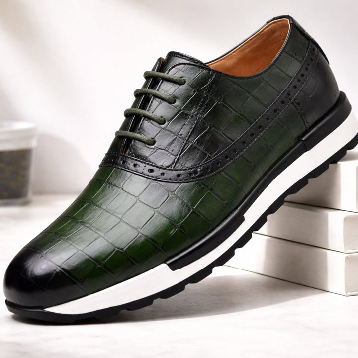 Ledbury Leather Burnished Brogues