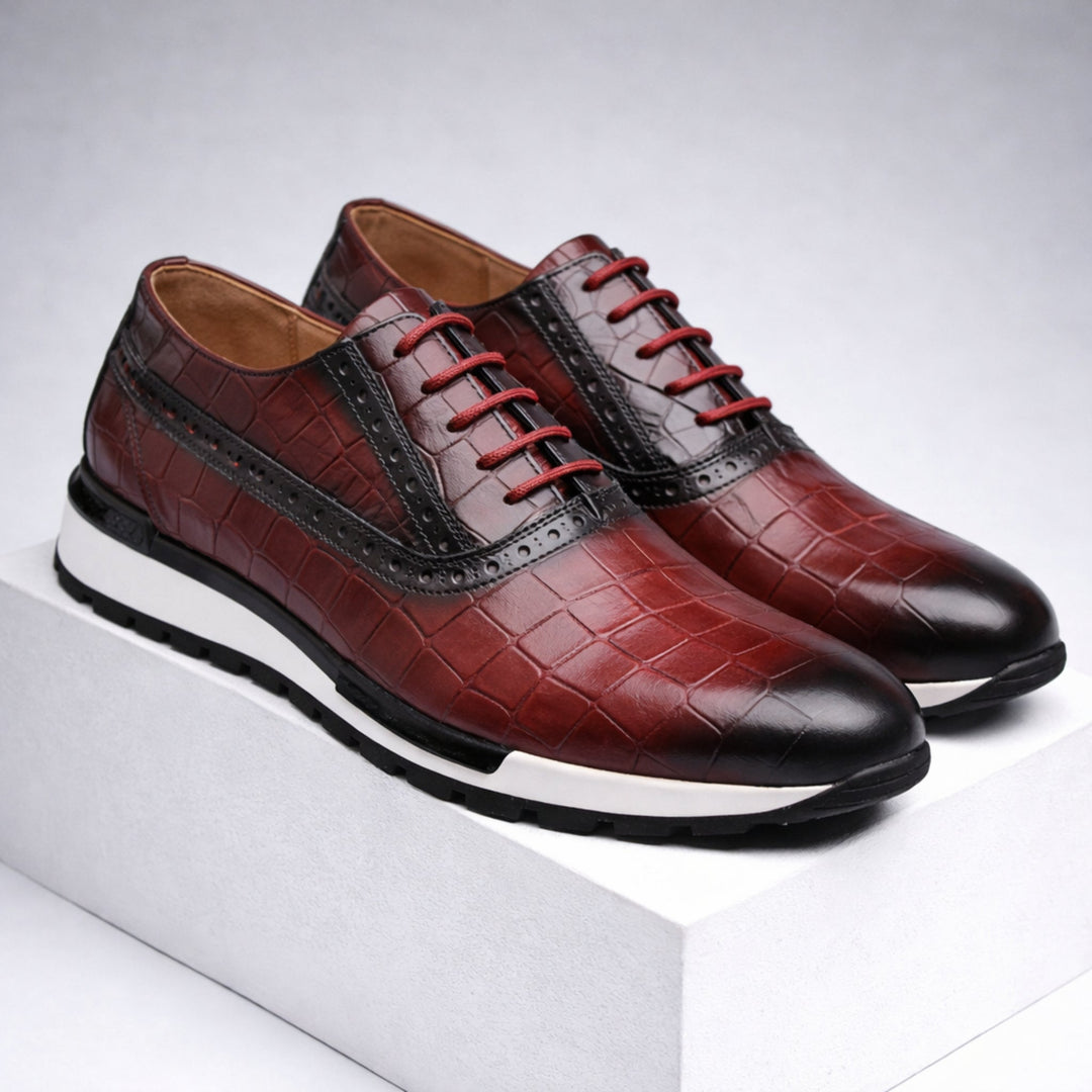 Ledbury Leather Burnished Brogues
