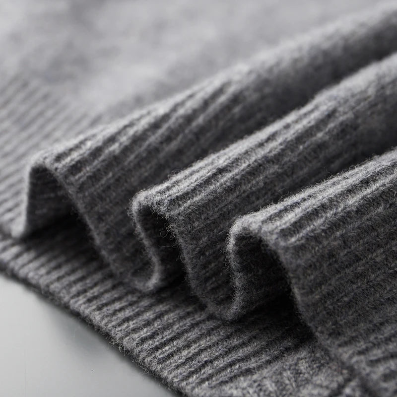 Kensington Cashmere Zip Jacket in Gray