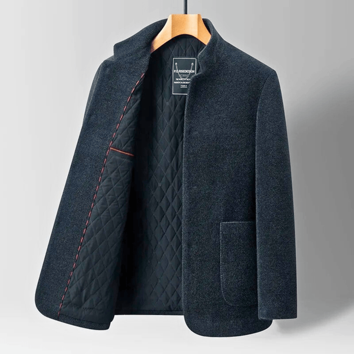 Chelsea Wool Overcoat in Midnight